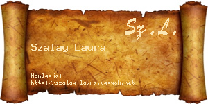Szalay Laura névjegykártya